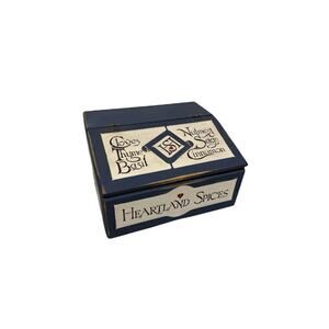 Heartland Spices Cottage Core Grandma Wooden Handmade Painted Bread Onion Box